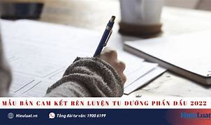 Việc Thực Hiện Cam Kết Tu Dưỡng Rèn Luyện Phấn Đấu Hằng Năm